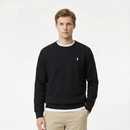 سويت شيرت أسود Polo Ralph Lauren رجالي