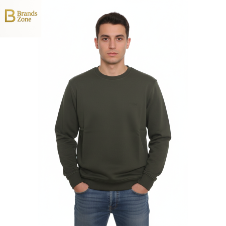 سويت شيرت زيتي BOSS رجالي