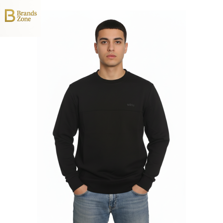 سويت شيرت أسود BOSS رجالي